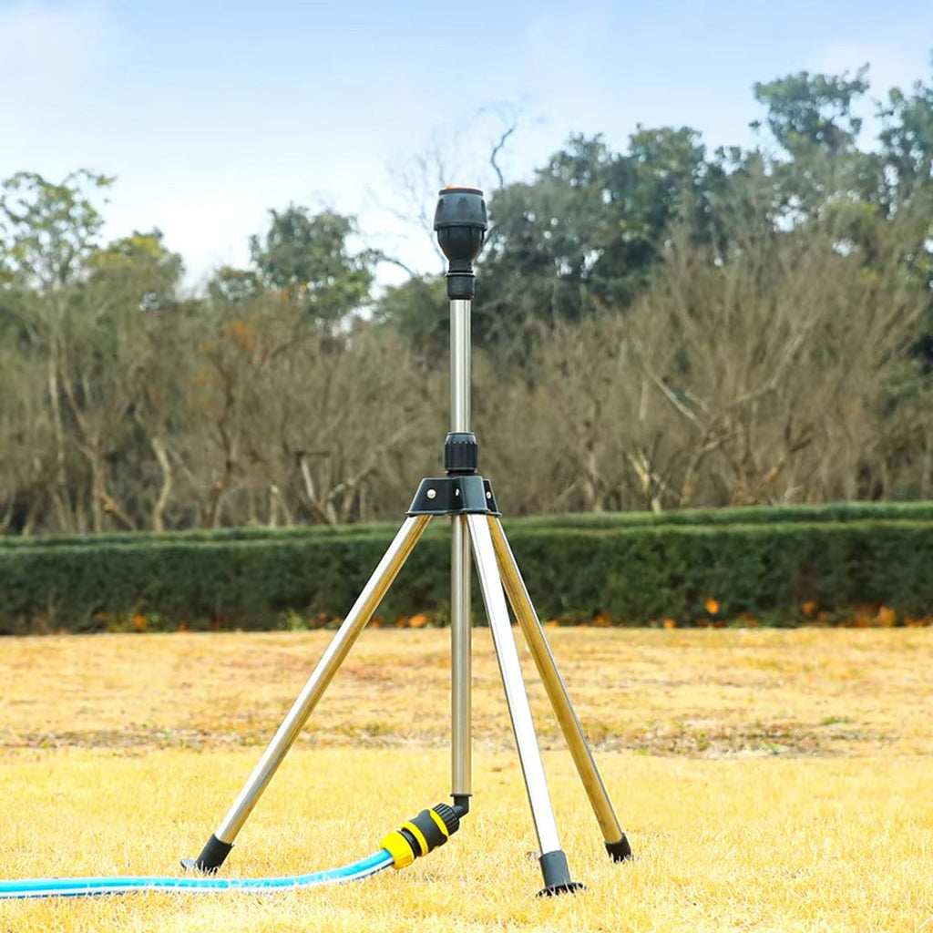 Adjustable Tripod Sprinkler with 360° Coverage & Cooling Mist | Effortless Lawn Irrigation for Healthy Gardens 8