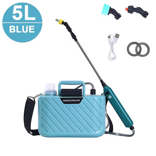 Effortless Gardening | Battery Operated Backpack Sprayer with Adjustable Nozzle | Cordless 5L Tank for Easy Use 0