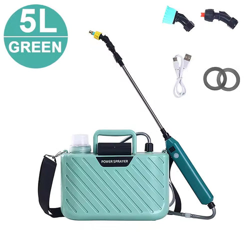 Effortless Gardening | Battery Operated Backpack Sprayer with Adjustable Nozzle | Cordless 5L Tank for Easy Use 1