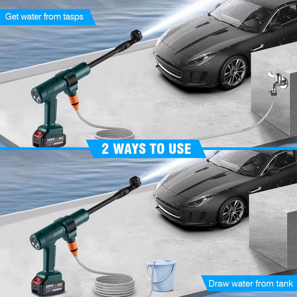 JetWavep | Cordless Electric Power Washer with 200 BAR Pressure | Eco-Friendly Solar Charging for Ultimate Cleaning Freedom 5