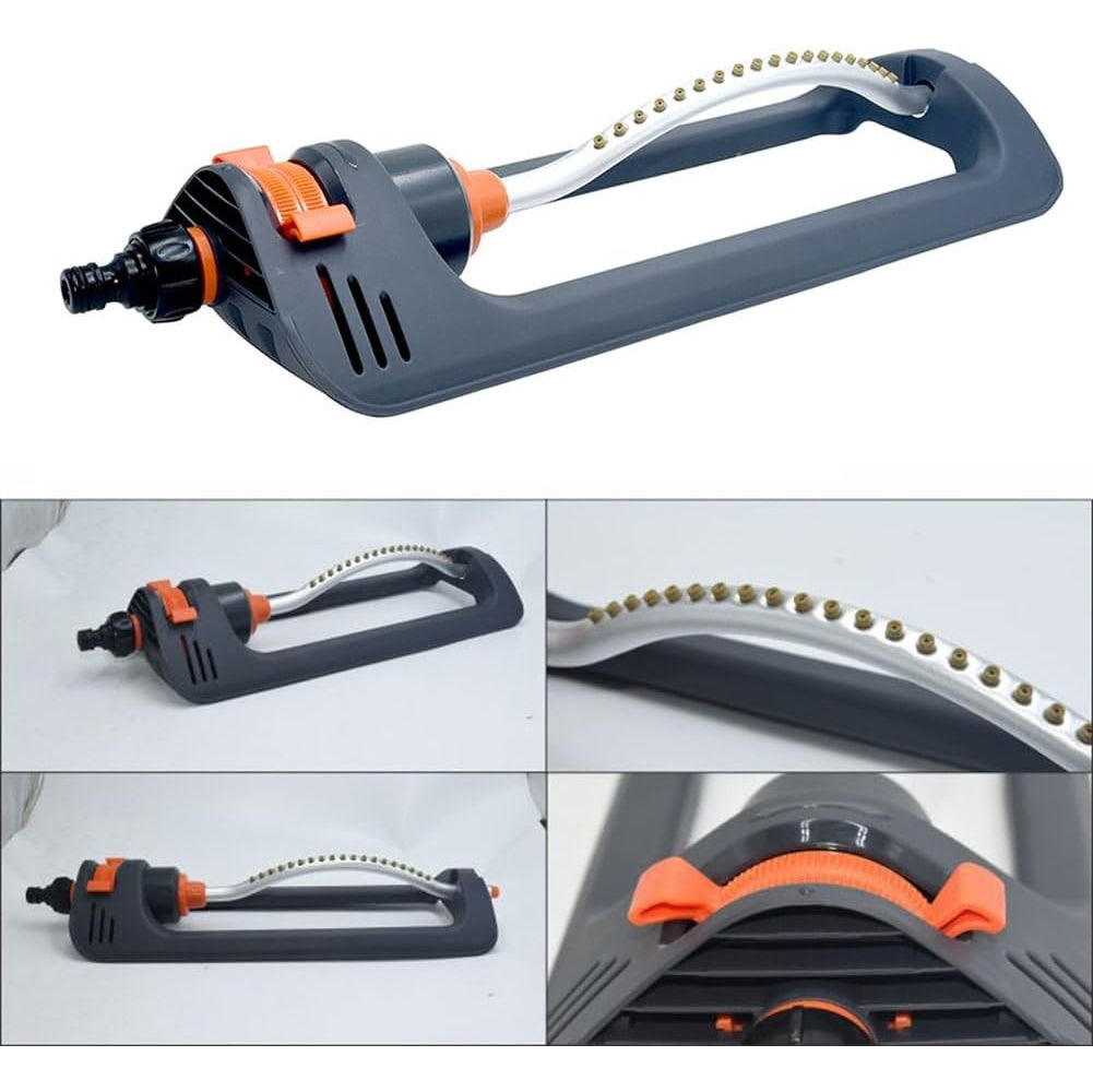 Oscillating Sprinkler System with 19 Precision Nozzles | Durable Aluminum for Even Lawn Coverage 2
