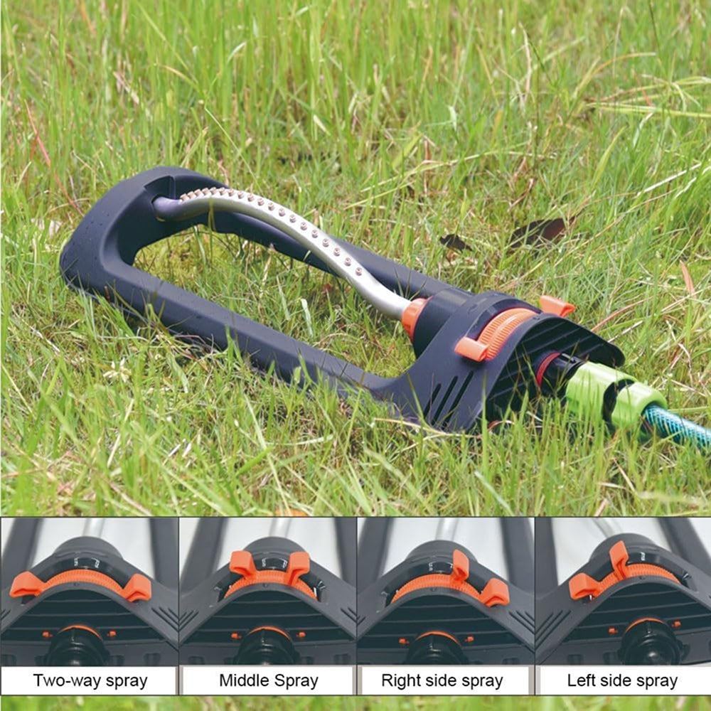 Oscillating Sprinkler System with 19 Precision Nozzles | Durable Aluminum for Even Lawn Coverage 4