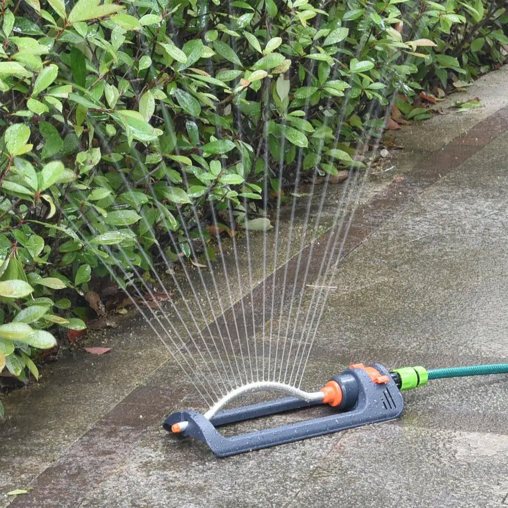 Oscillating Sprinkler System with 19 Precision Nozzles | Durable Aluminum for Even Lawn Coverage 5