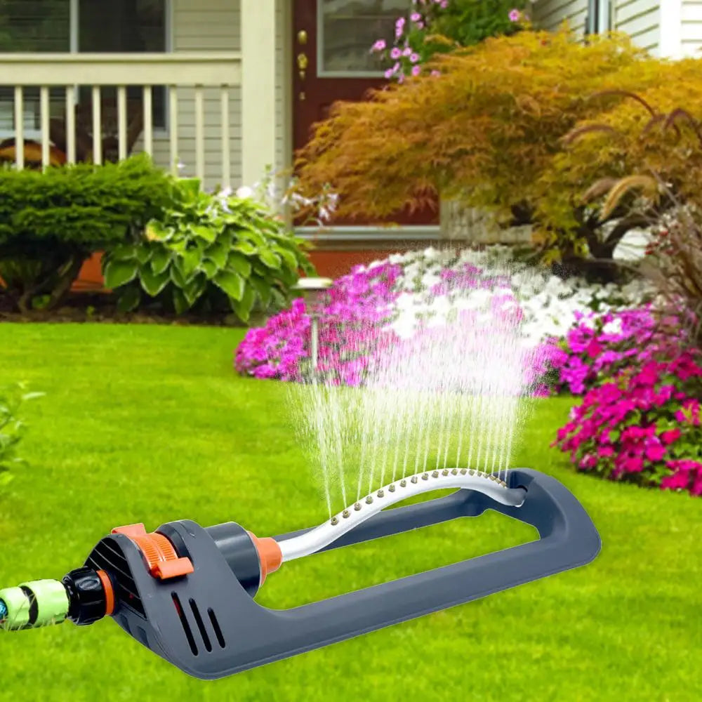 Oscillating Sprinkler System with 19 Precision Nozzles | Durable Aluminum for Even Lawn Coverage 6