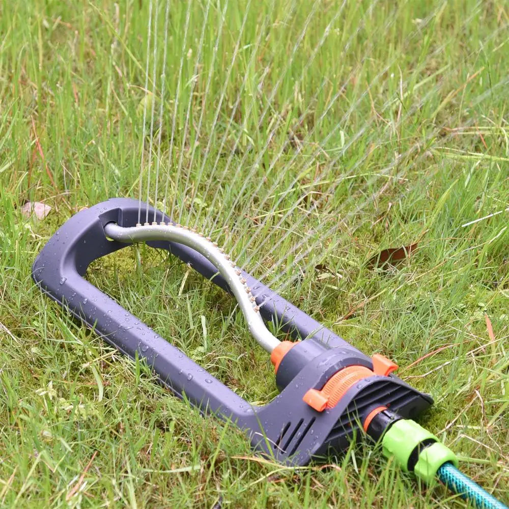 Oscillating Sprinkler System with 19 Precision Nozzles | Durable Aluminum for Even Lawn Coverage 8