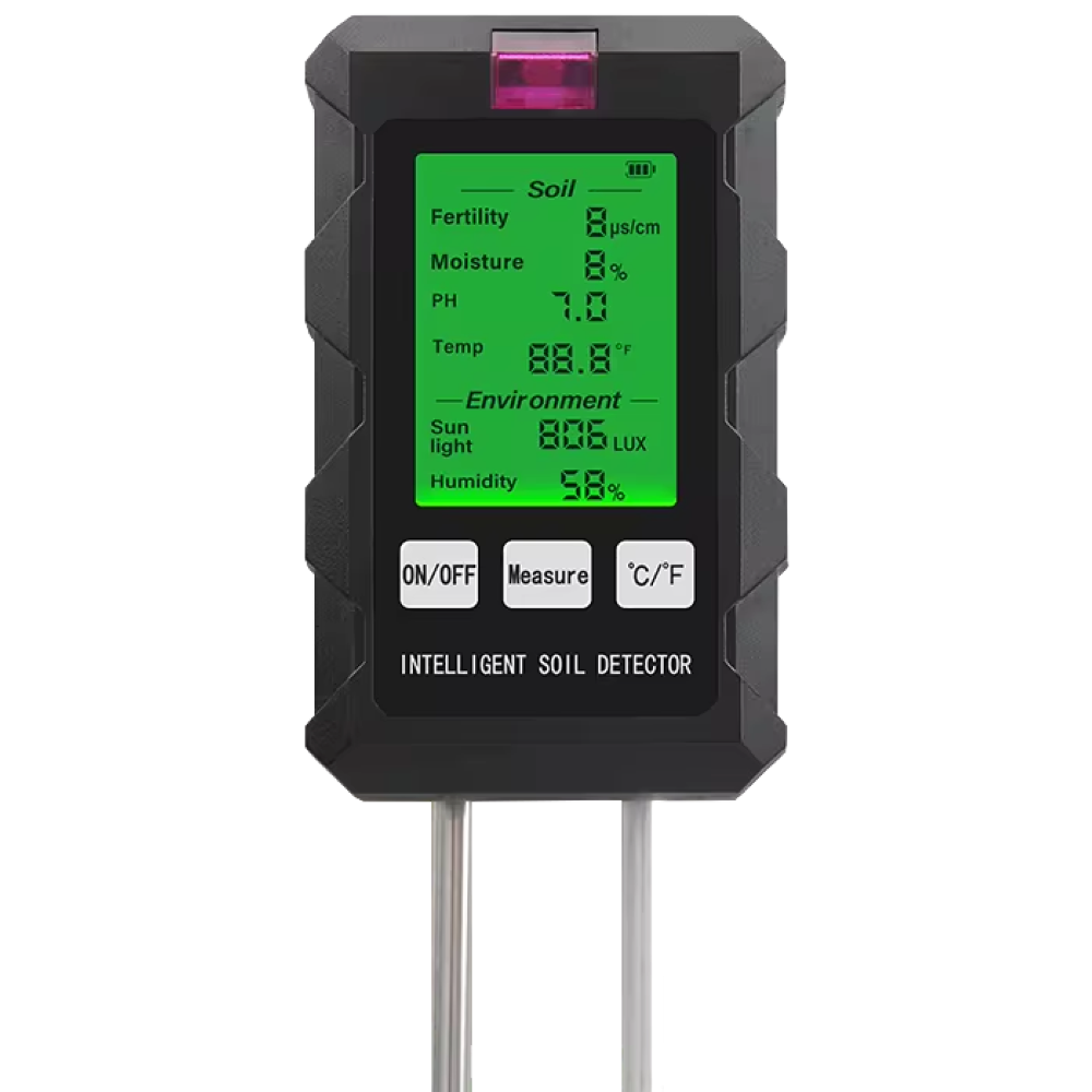 Rootabest | 6-in-1 Soil Tester with Digital Display | Accurate pH & Moisture Meter for Healthy Plants 0