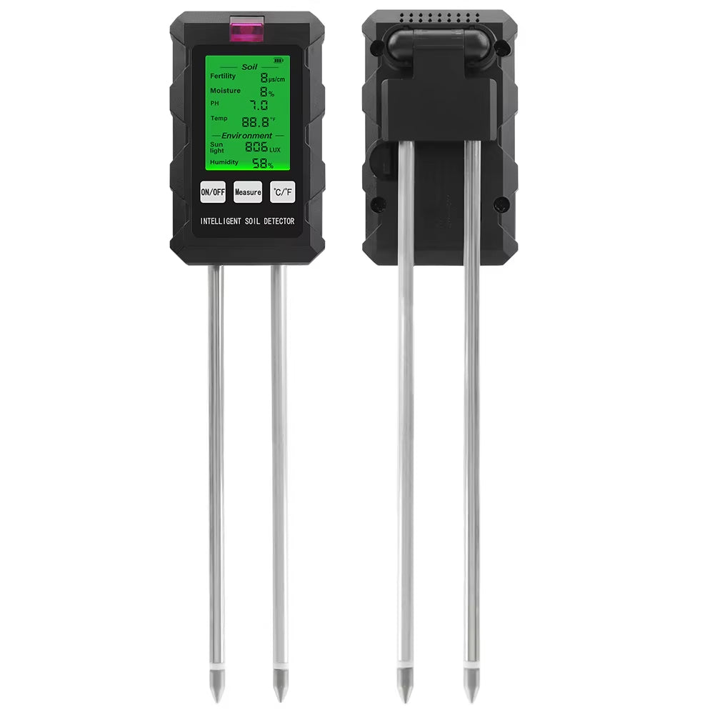 Rootabest | 6-in-1 Soil Tester with Digital Display | Accurate pH & Moisture Meter for Healthy Plants 1