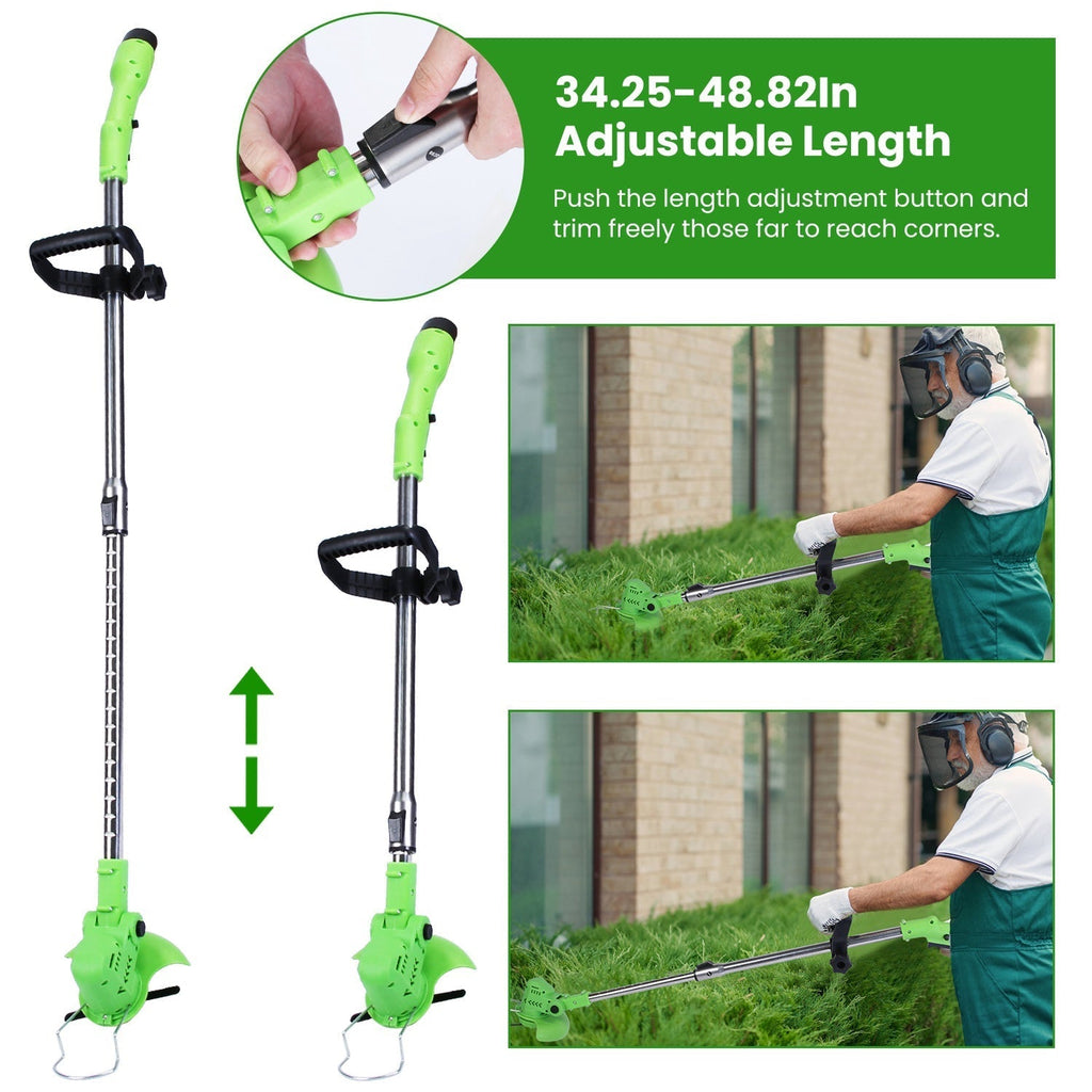 SnarKutor 2.0 | Cordless Brush Cutter with Adjustable Length & Triple Blades | Effortless Yard Maintenance Tool 2