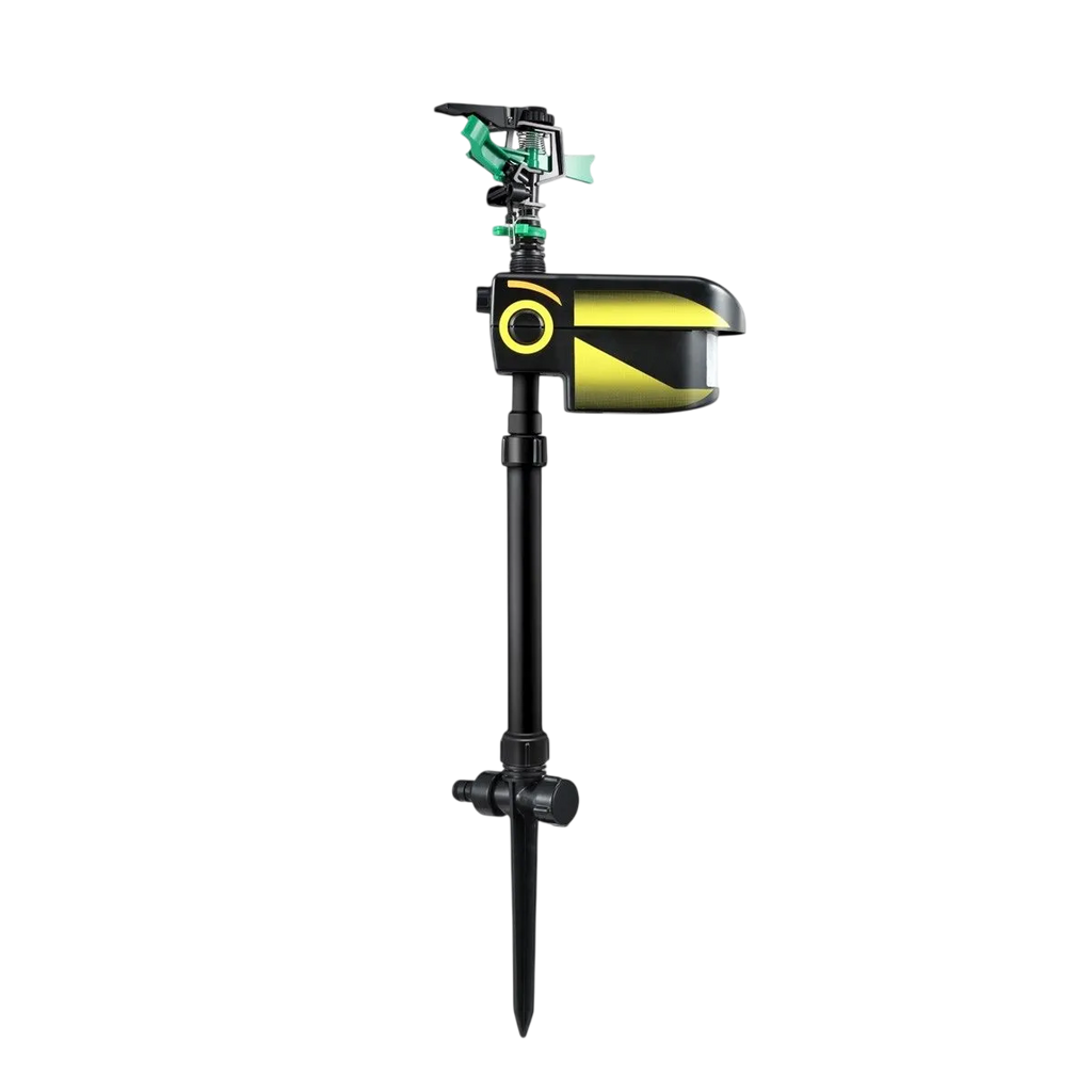 Sprixcle | Pest Control Device with Motion Activation & Solar Power | Humane Solution for Garden Protection 0